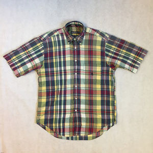 Vintage Nautica Plaid Button Down